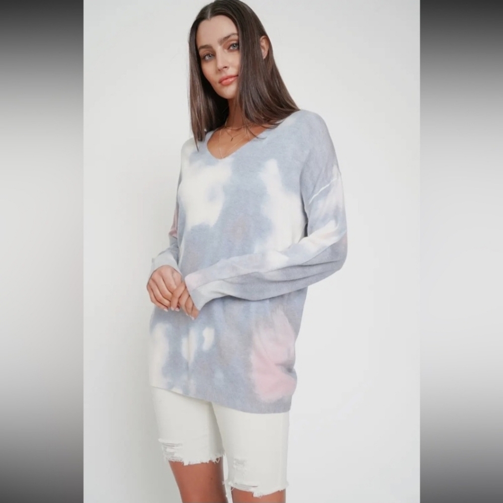 🏷 CLEARANCE! Mystree Tie-Dye Sweater Sweater